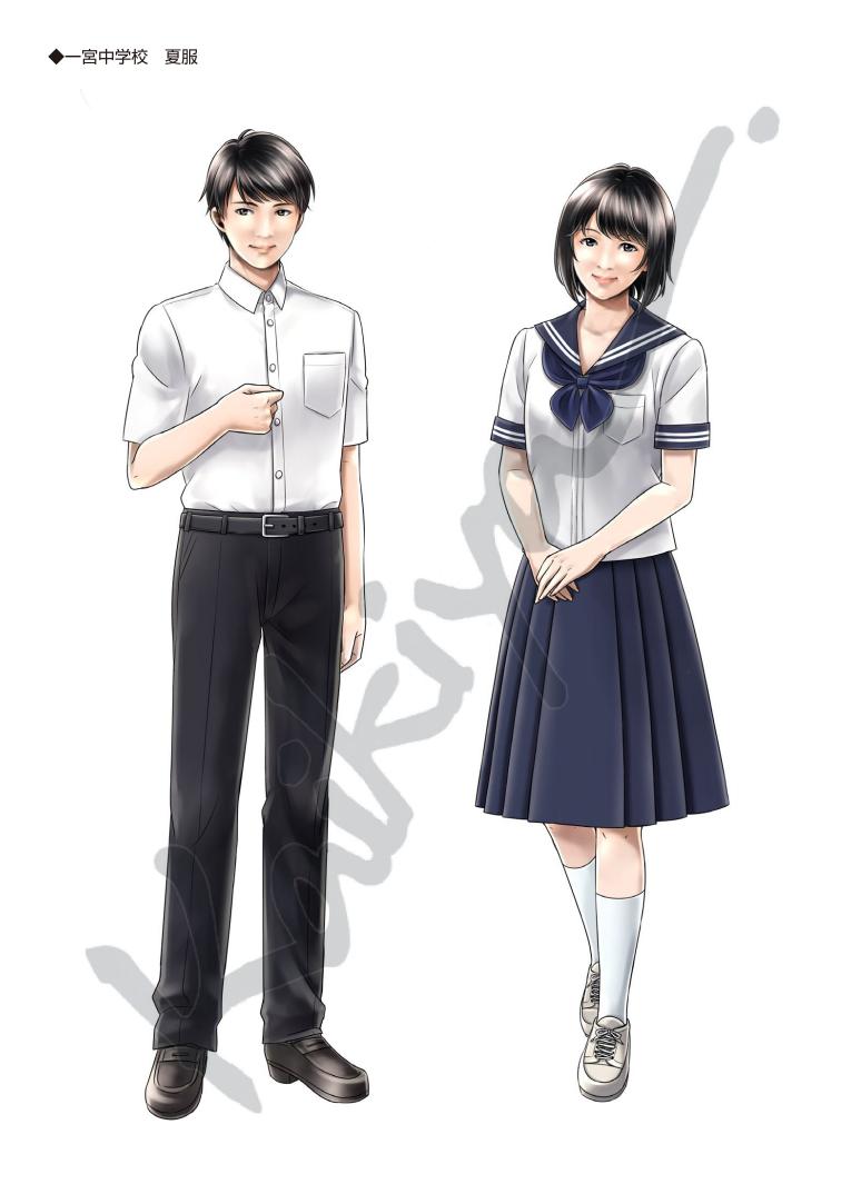 一宮中学校 服 ☆一宮中学校 - 制服の甲斐絹屋